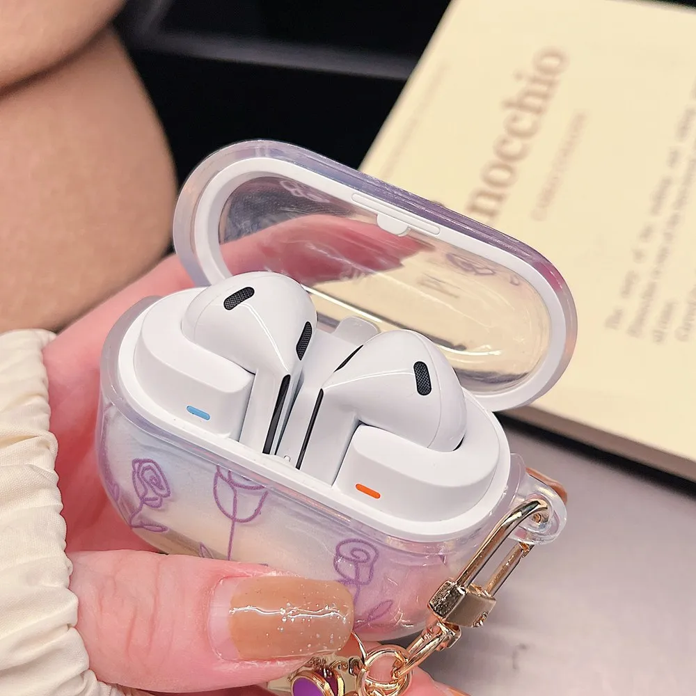 Cute Butterfly Shockproof Case For Samsung Galaxy Buds 3 Pro Buds3 Pro Buzz 3 Pro Soft Cover Clear Earbuds Accessories Sleeve