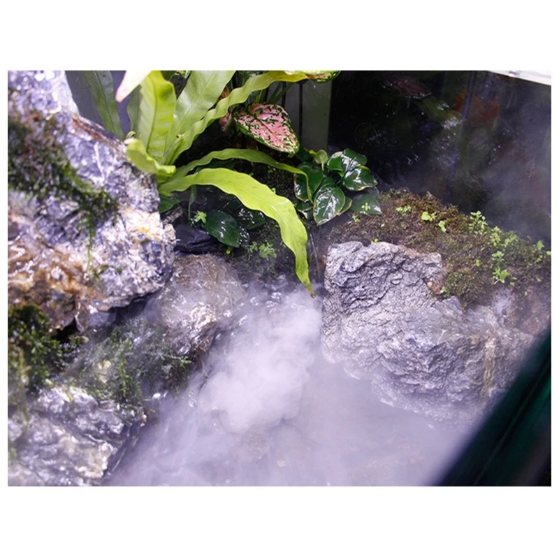 เครื่องทำละอองขนาดเล็กอะลูมิเนียม400มล./ชม. เครื่องทำหมอกเครื่องสร้างความชื้นในบ่อน้ำน้ำพุน้ำสำหรับวันหยุดวันฮาโลวีน