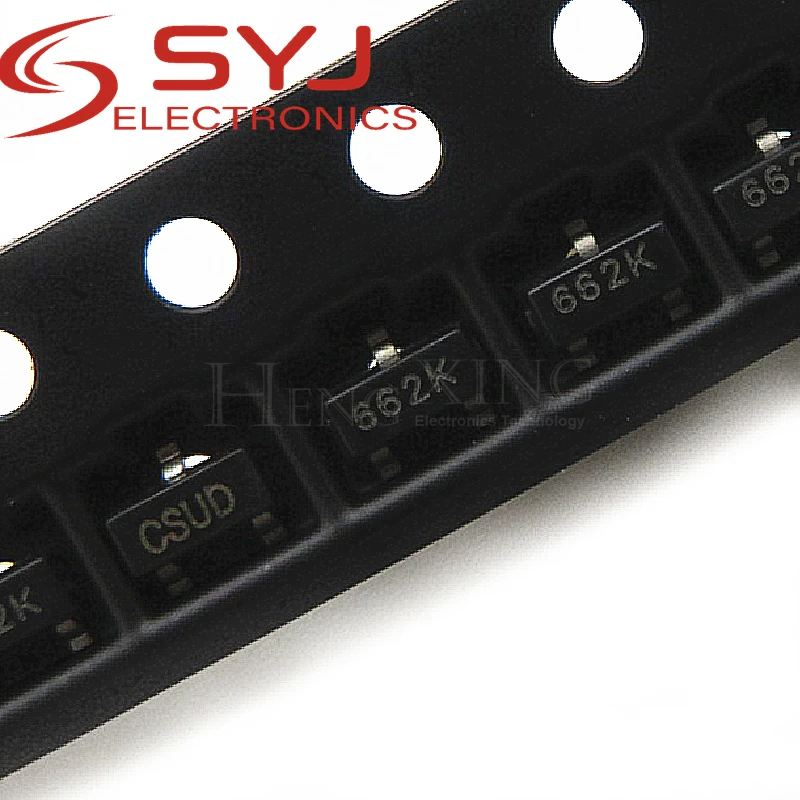 10 unidades XC6206P332MR Pantalla de seda: 662K SOT-23