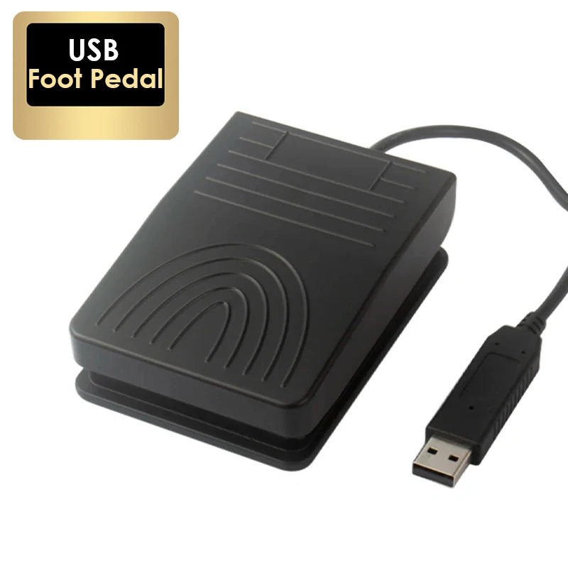 USB Foot Pedal Keyboard Switcher para HID PC, Computer Office, USB Action Control, Customized Media Key Function, Mouse PC Games
