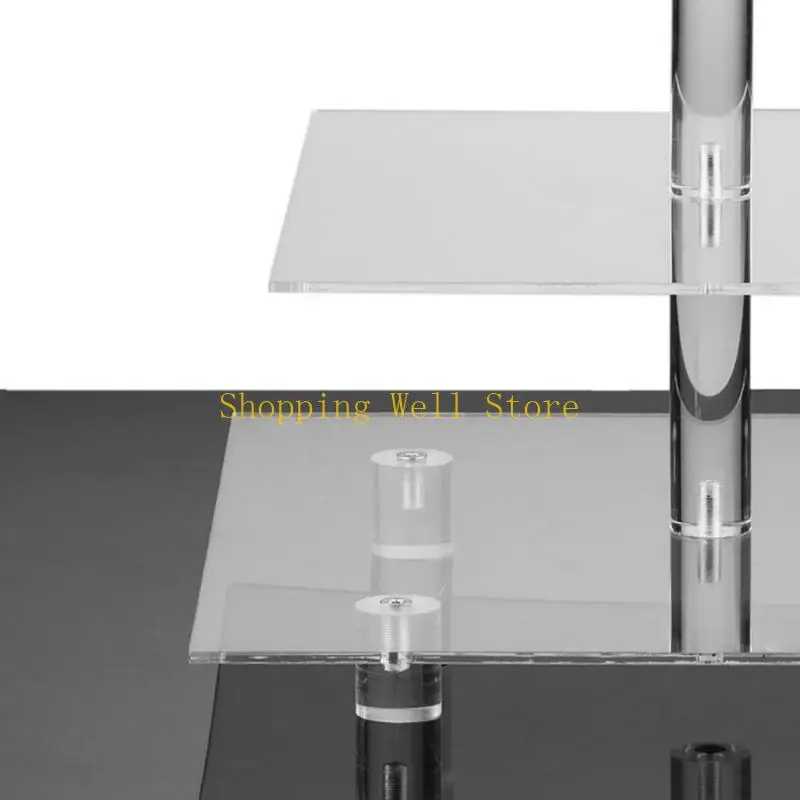 KX4B Cupcake Dessert Display Stand Multilayer Display Shelf Acrylic Dessert Stand