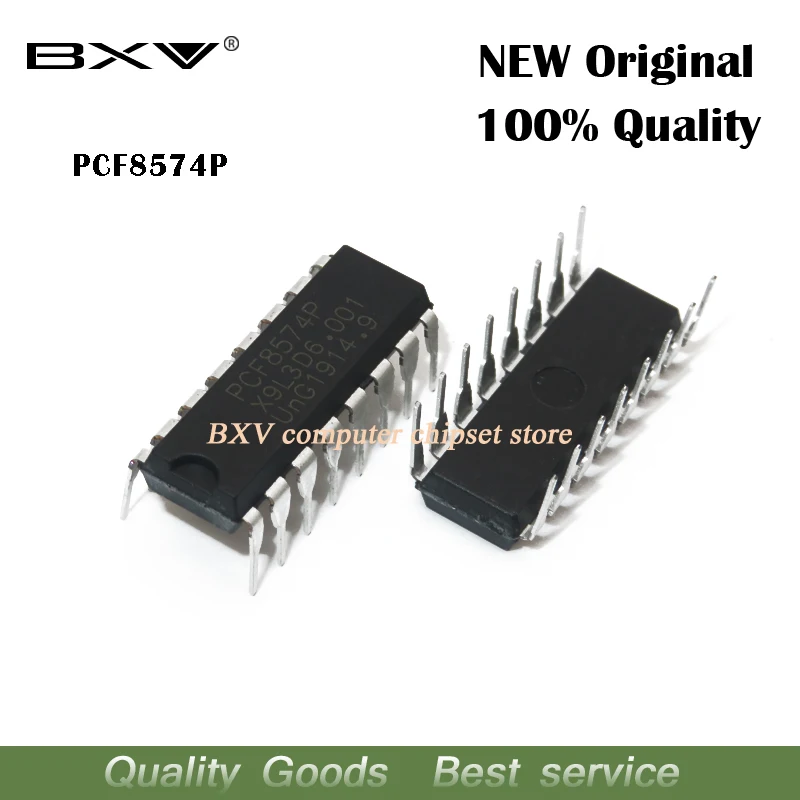 5PCS  DIP16  PCF8574P  PCF8574 DIP 8574P DIP-16 PCF8574AP new original IC  in the stock
