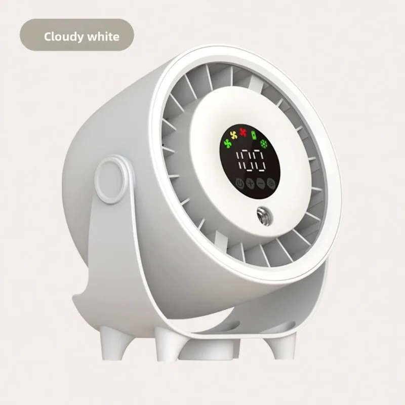 100 Speeds Mini USB Fan Desk Spray Fan Wall Mounted Cooling Fan Portable Misting Fan Small Table Fan for Kitchen Home Office image 6