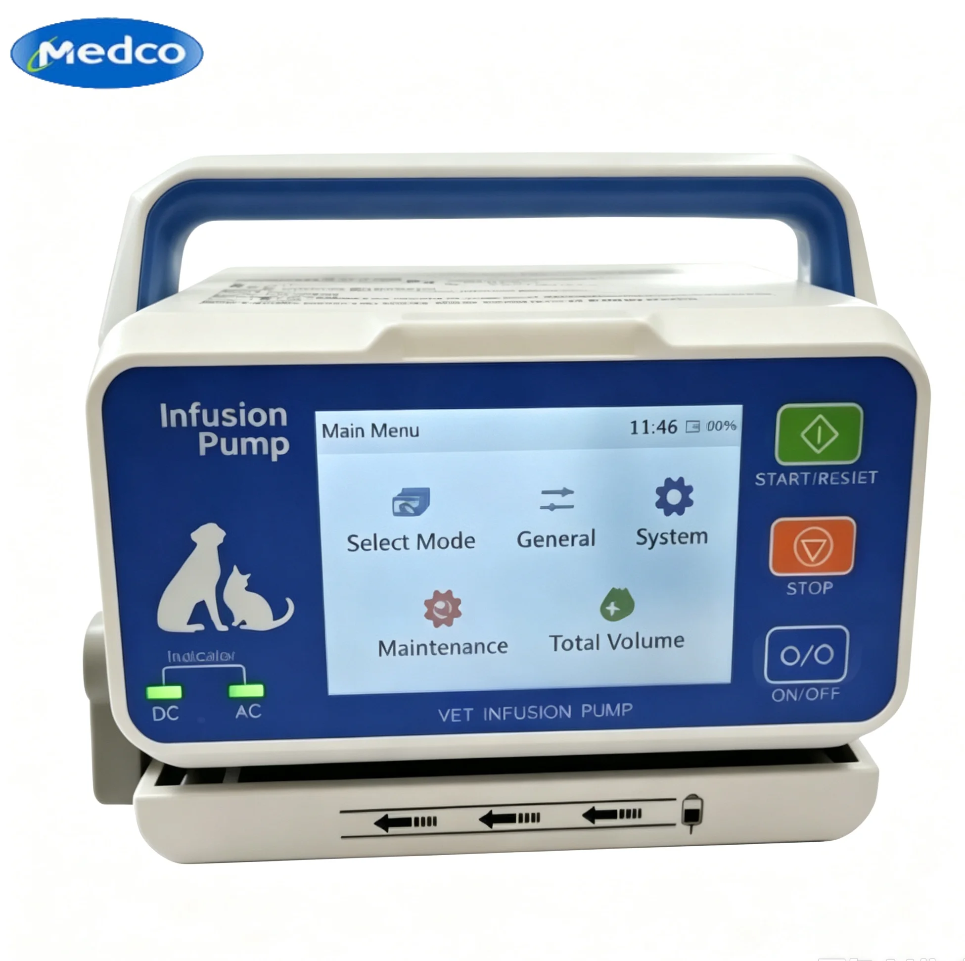 Medco Hot Selling Premium Veterinary Infusion Pump for Pets - Electronic Medical Syringe with Animal Injection Accessories
