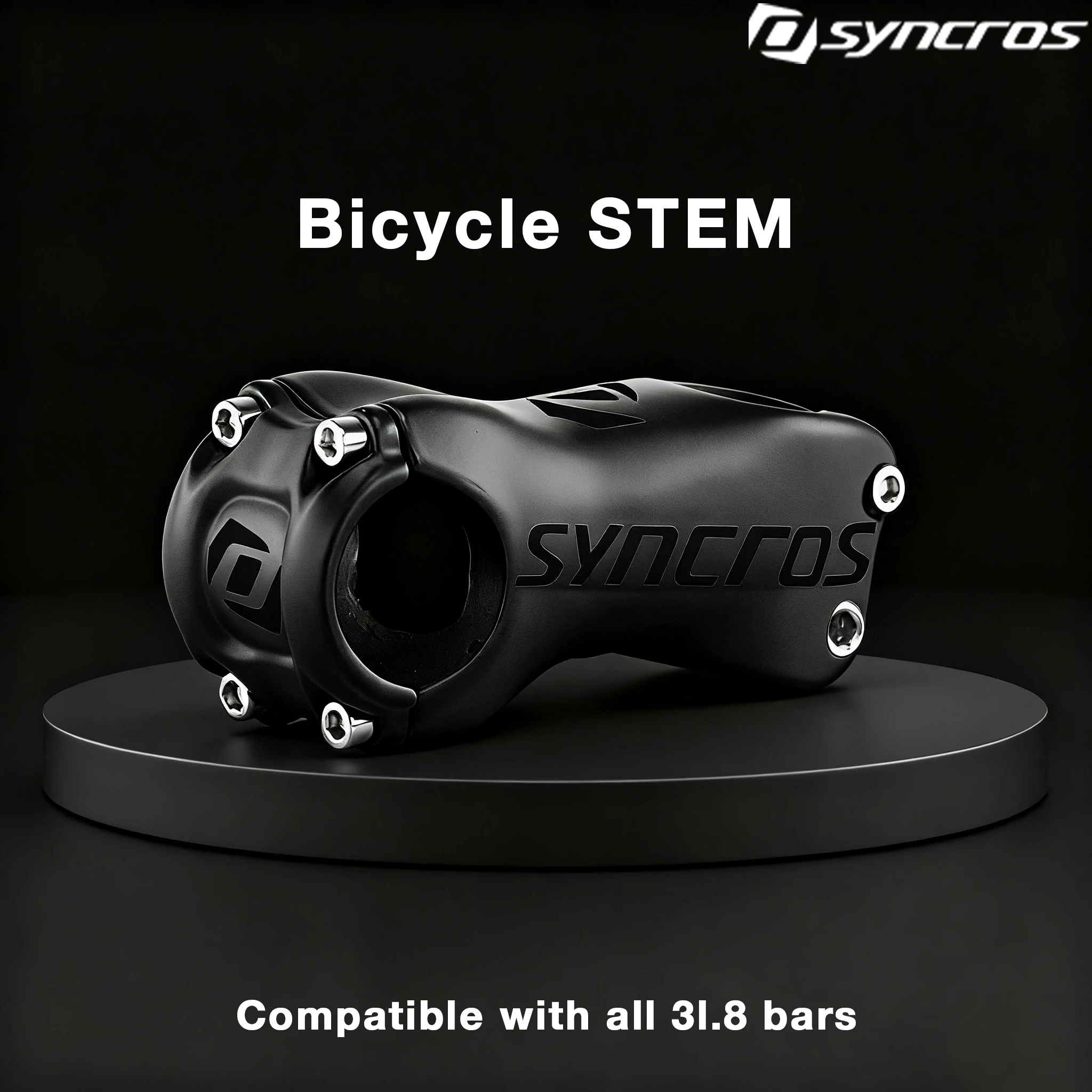 

Syncros Ultra Light Carbon Fiber MTB & Road Bike Bicycle Stem, 70/80/90/110/120mm, 6/17 Degree Angle Mountain Bike Parts