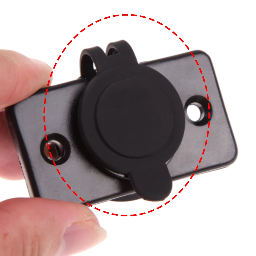 Wasserdichte Ersatzabdeckung mit 30 mm Durchmesser für Dual-USB-Auto- und Motorrad-Ladebuchse