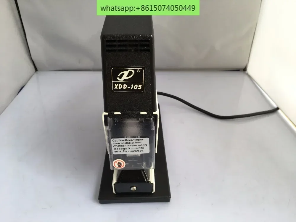 XDD-105 دباسة كهربائية شديدة التحمل تعمل باللمس لسطح المكتب، آلات تجليد كهربائية، دباسة أوتوماتيكية لملفات الورق