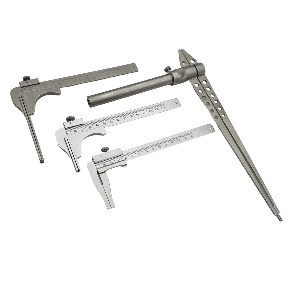 Stainless Steel Acetabulum ruler Vernier Caliper 0-140mm Orthopedic Instruments Measuring Tools pet