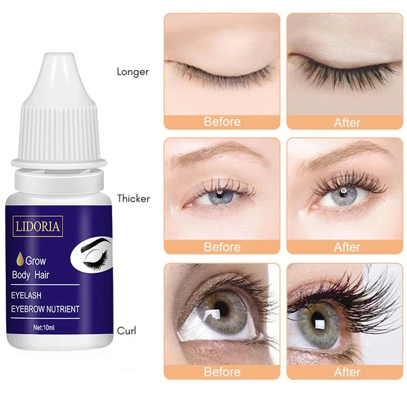 Sérum de croissance des cils naturels, rehausseur de cils rapide en 7 jours, essence plus longue, cils plus complets, sourcils liftants, soins des yeux, l'UNICEF