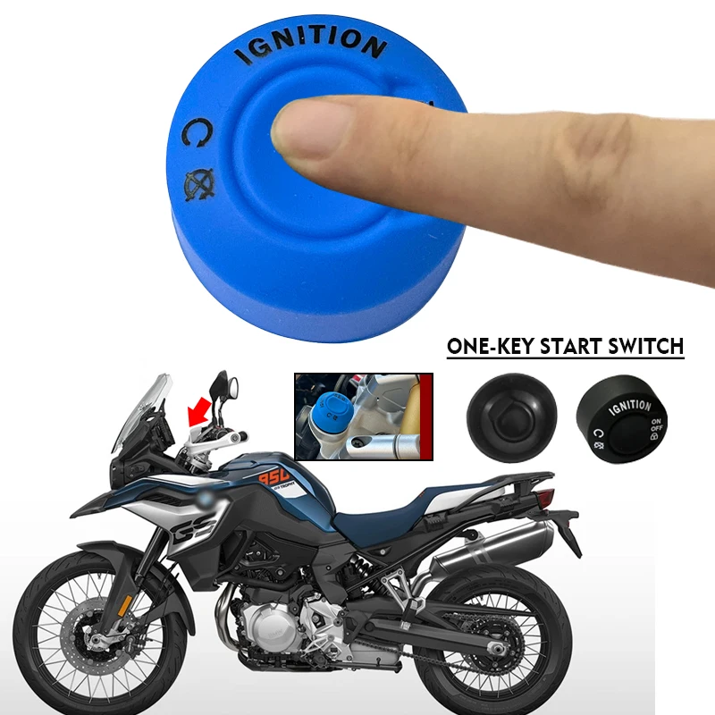 FOR BMW F750GS F850GS F 850GS Adventure F 850 GS 750GS 2018-2024 2022 2023 Motorcycle One-key Start Switch Protective Cover