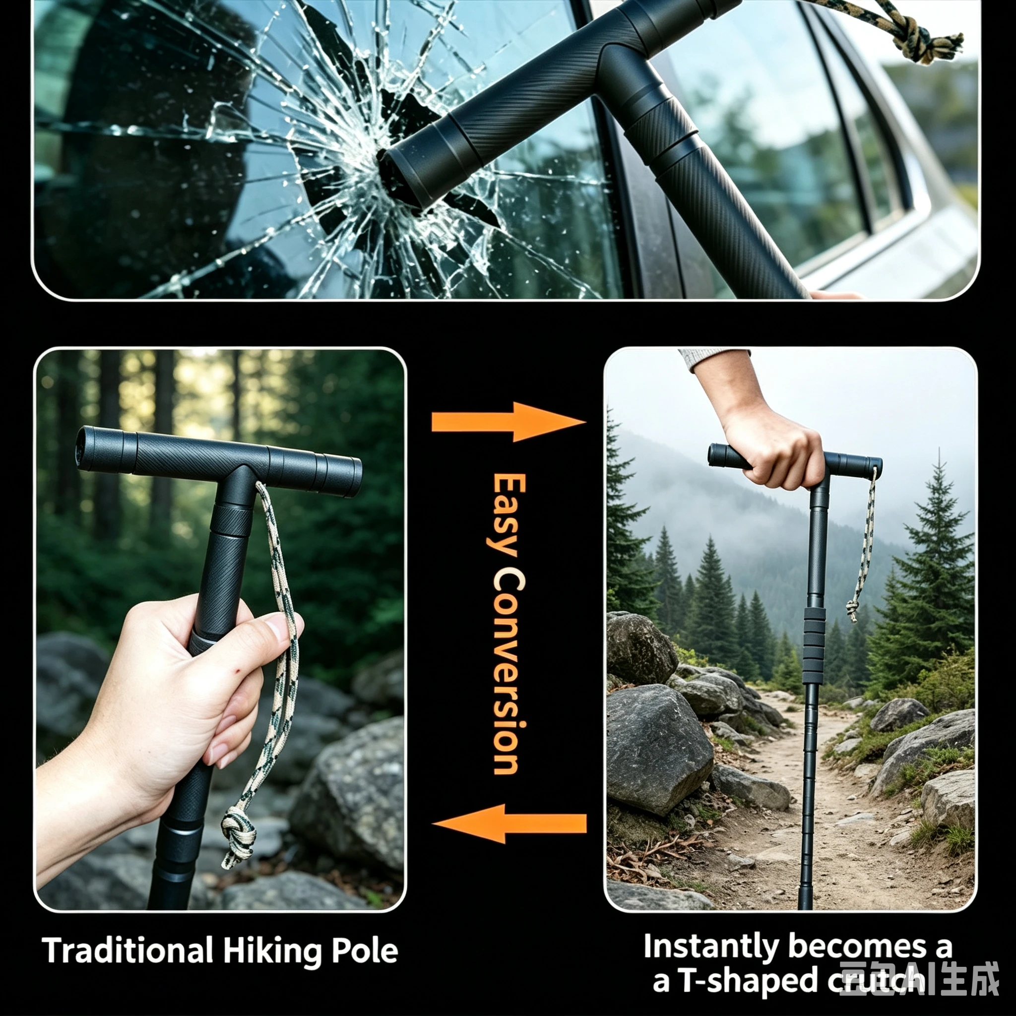 Trekking Poles Foldable Hiking - огляд і ціна Trekking Poles