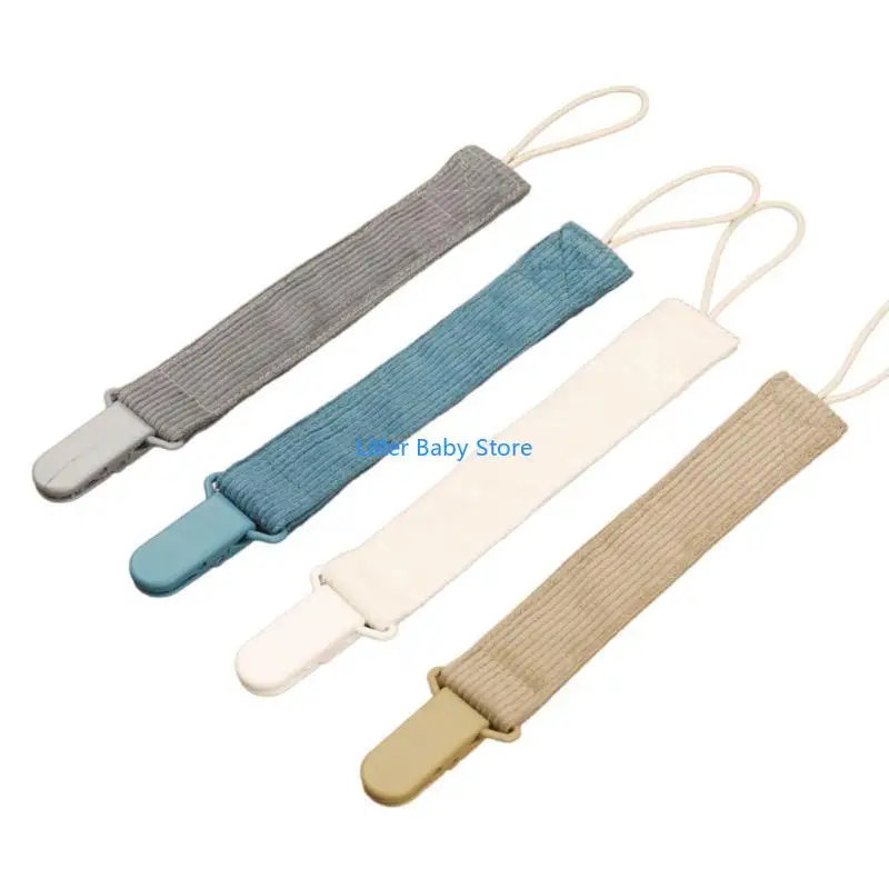 

N80C 4Pcs/pack Baby Pacifier Chain Holder Strap Lanyard Toy Organiser for Newborns