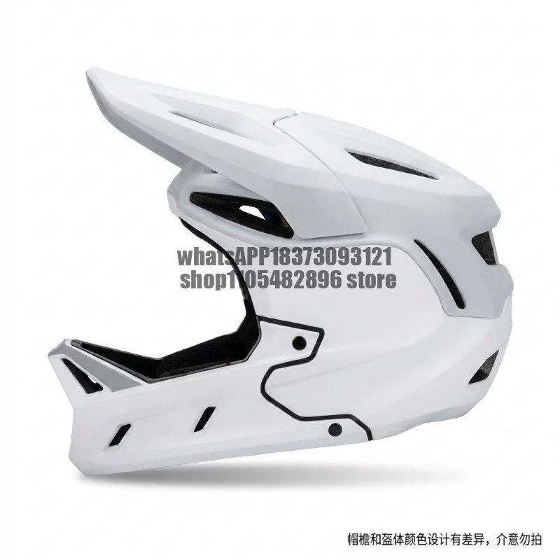 Full helmet off-road mountain bike, speed downhill forest road flying bag soil slope riding ventilation and heat dissipation