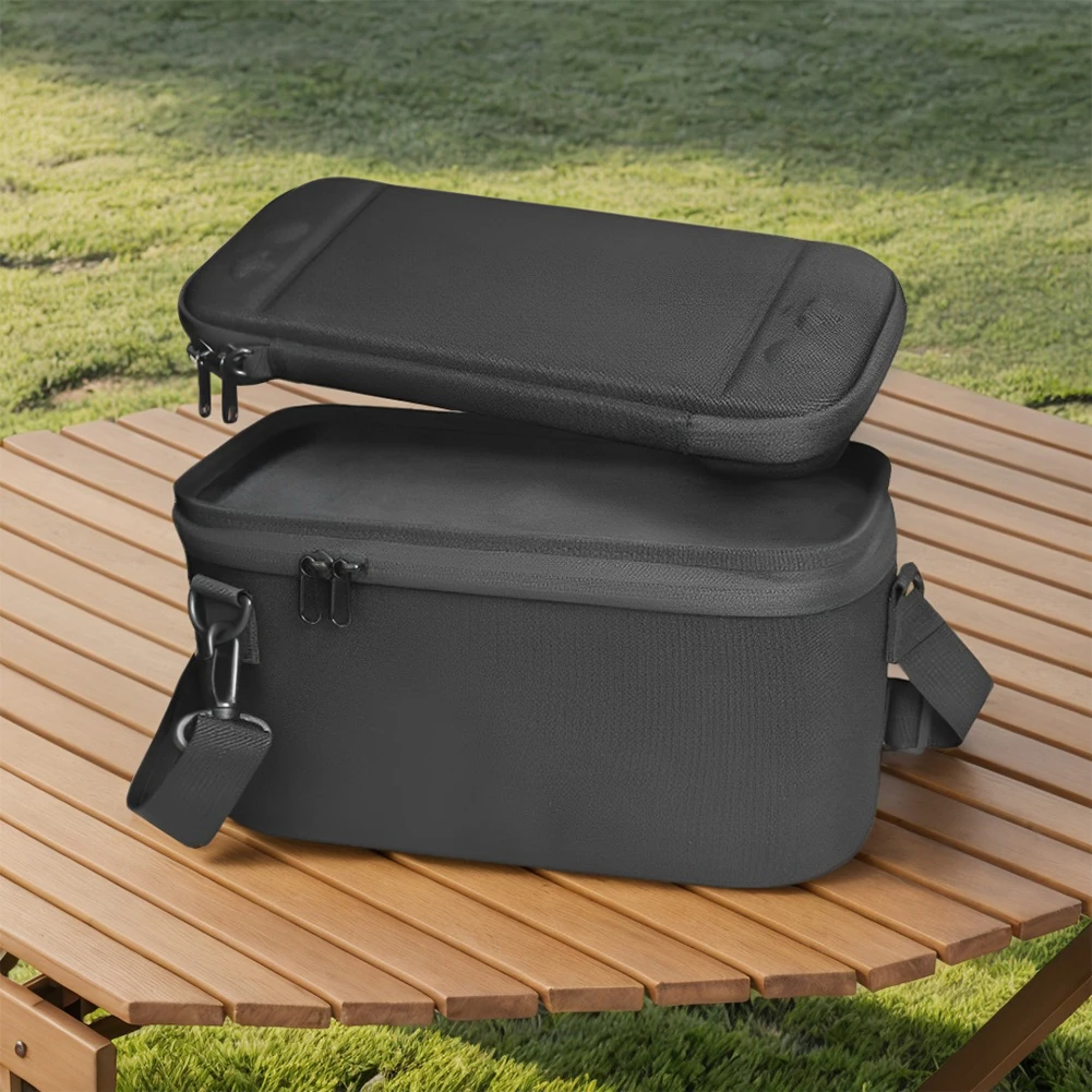 Portable Storage Bag Shockproof Handheld Game Console Case 2 in 1 Hard Shell Storage Bag for Switch 2 Console Base Power Adapter