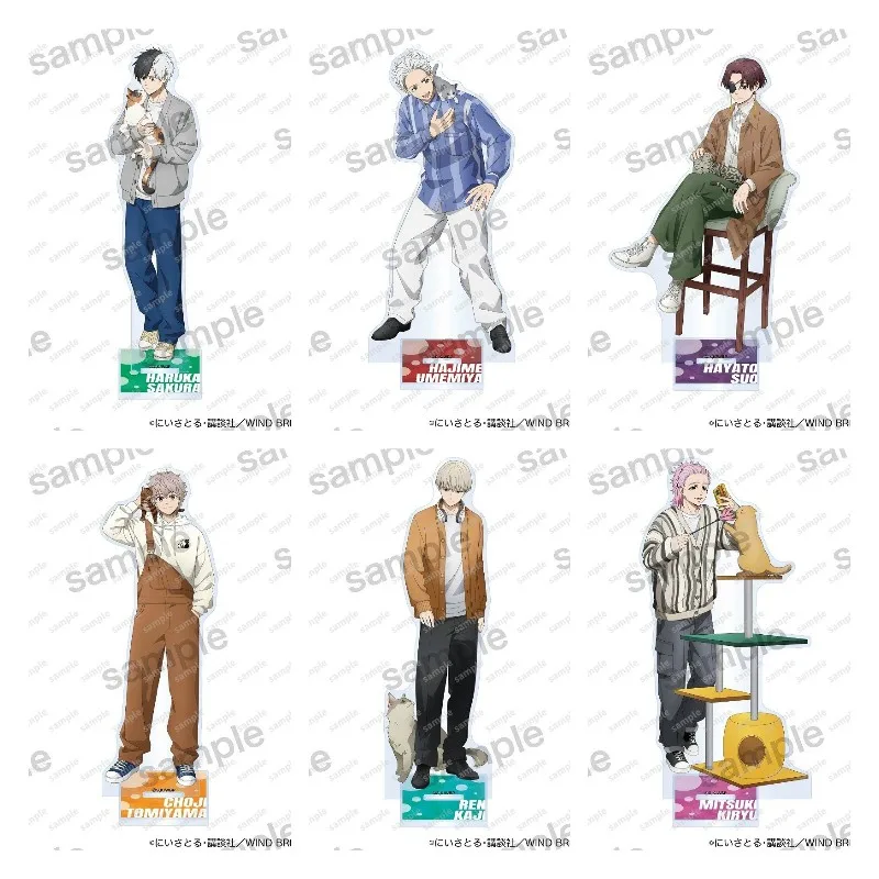 Anime WIND BREAKER Figures Sakura Haruka Suo Hayato Acrylic Stands Tomiyama Choji Character Model Fashion Decor Birthday Gift