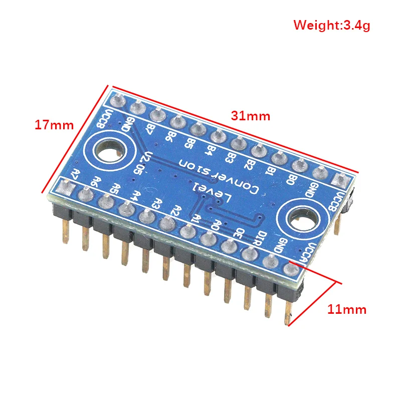 Unidirectional Level Shifter Module 3.3V To 5V TTL Signal Converter For MCU IO I2C Communication Breakout Board