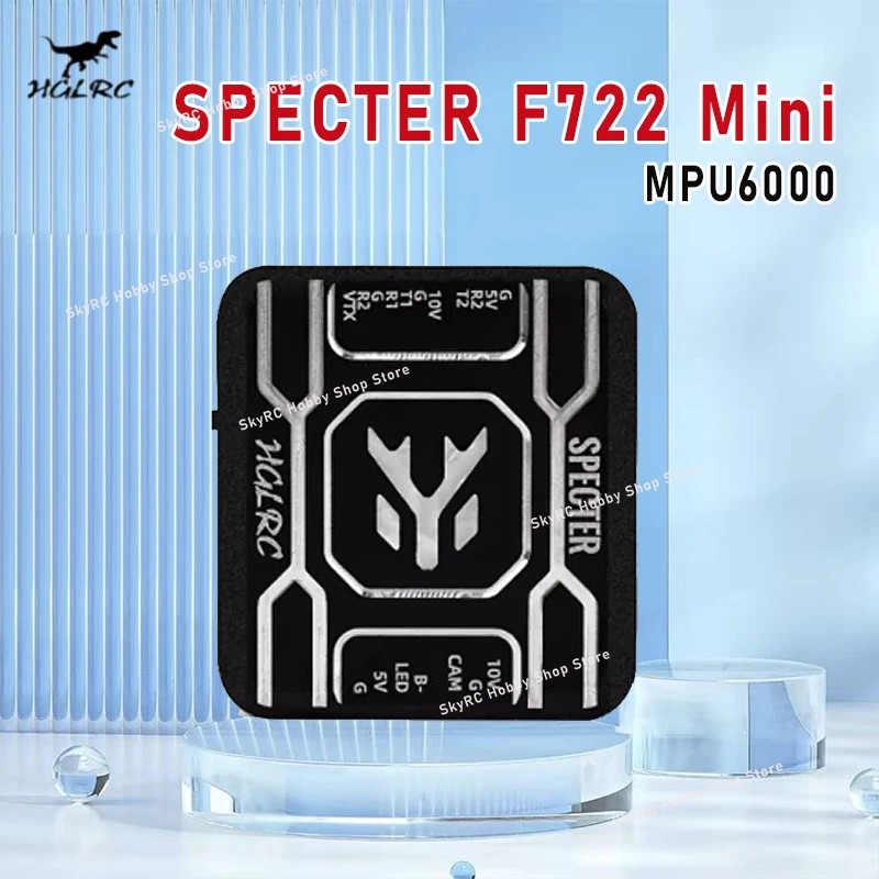 

Полетный контроллер HGLRC SPECTER F722 Mini MPU6000 OSD BARO 16 МБ с двойным BEC 20x20 мм 2-6S для RC FPV фристайла