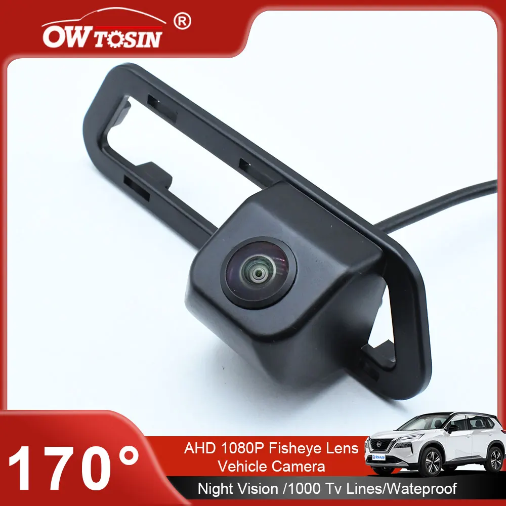 For Nissan Tiida/Pulsar Hatchback c12 2011 2012 2013  Vehicle Plate Car Rear View Camera AHD 1080P 170 Degree Reverse Car Camera