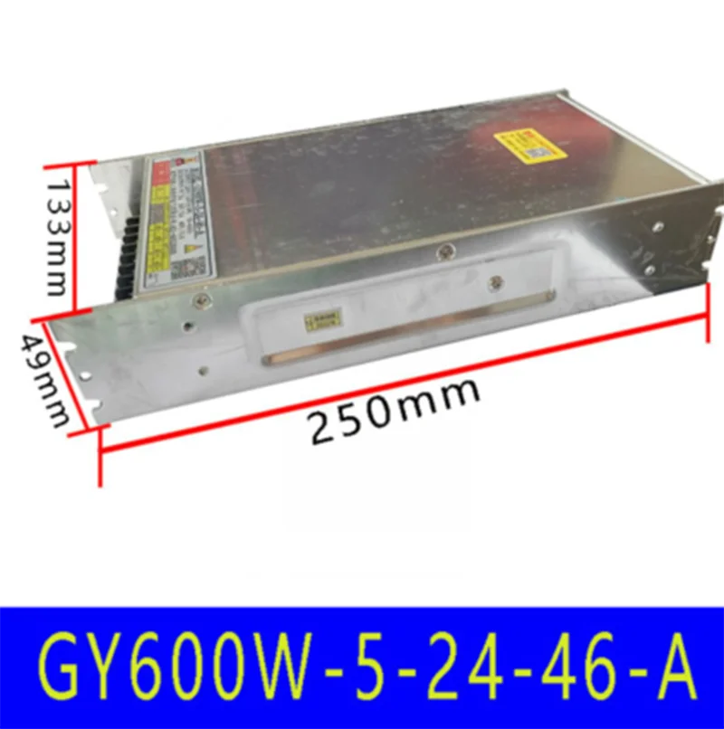 Imagem -02 - Interruptor de Alimentação para Corte a Laser e Máquina de Gravação Saída Tripla Cnc Router Gy600w52446 dc 5v 3a 24v 3a 46v 11a