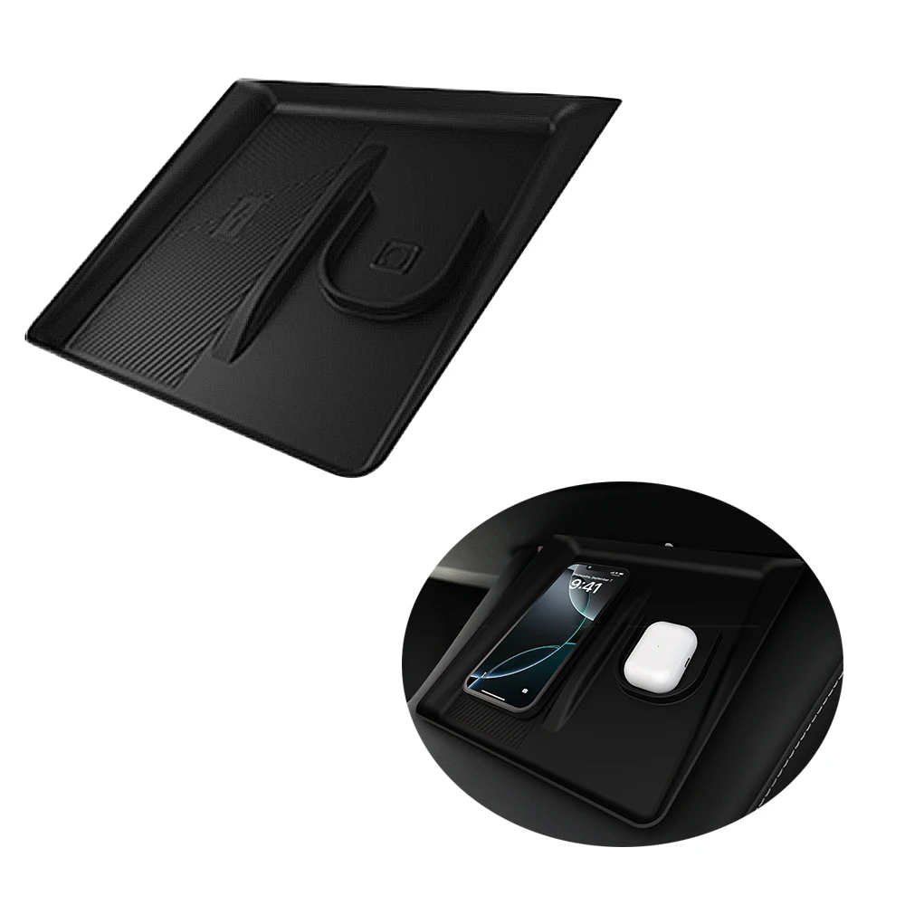 

Automotive Central Control Wireless Charging Silicone pad Compatible with The New Tesla Model Y, Central Control Protection pad