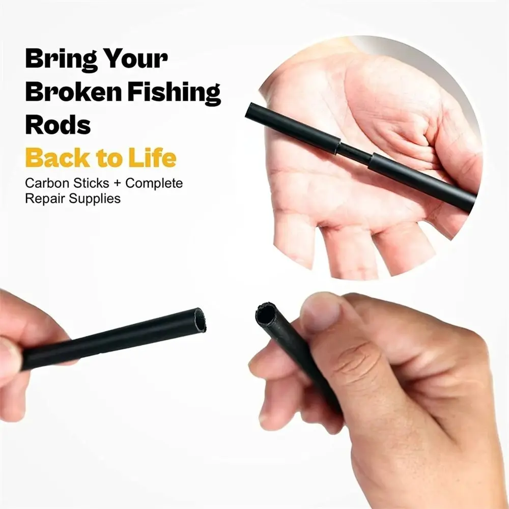 High Strength Carbon Fiber Sticks Wrapping Thread Light Weight Fishing Rod Repair Kit Solid 1mm~10mm Fishing Pole Building Kit - Image 5