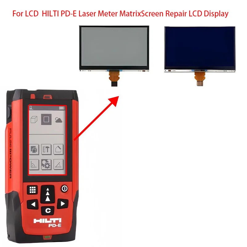 

For LCD HILTI PD-E Laser Meter MatrixScreen Repair LCD Display