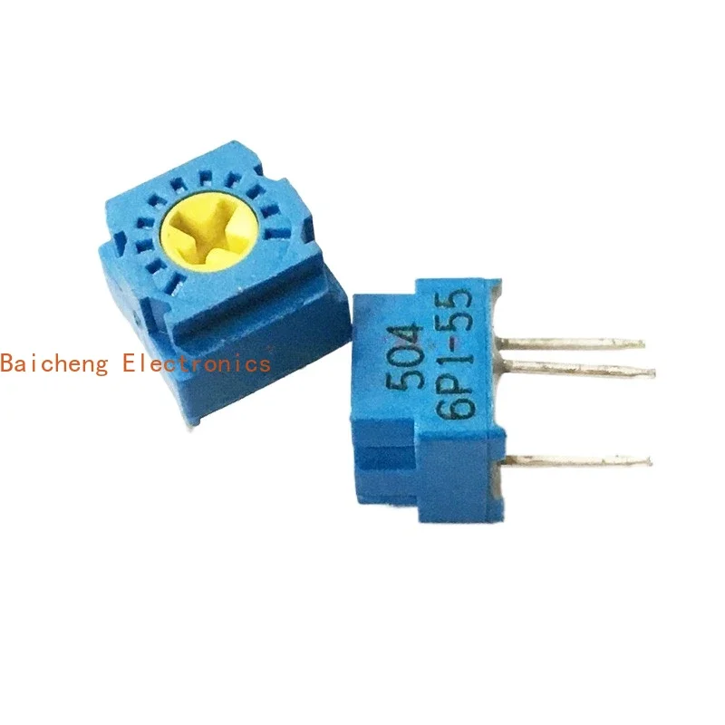 

10PCS Precision adjustable potentiometer GF063P B504 single turn resistor replaces imported 3362P