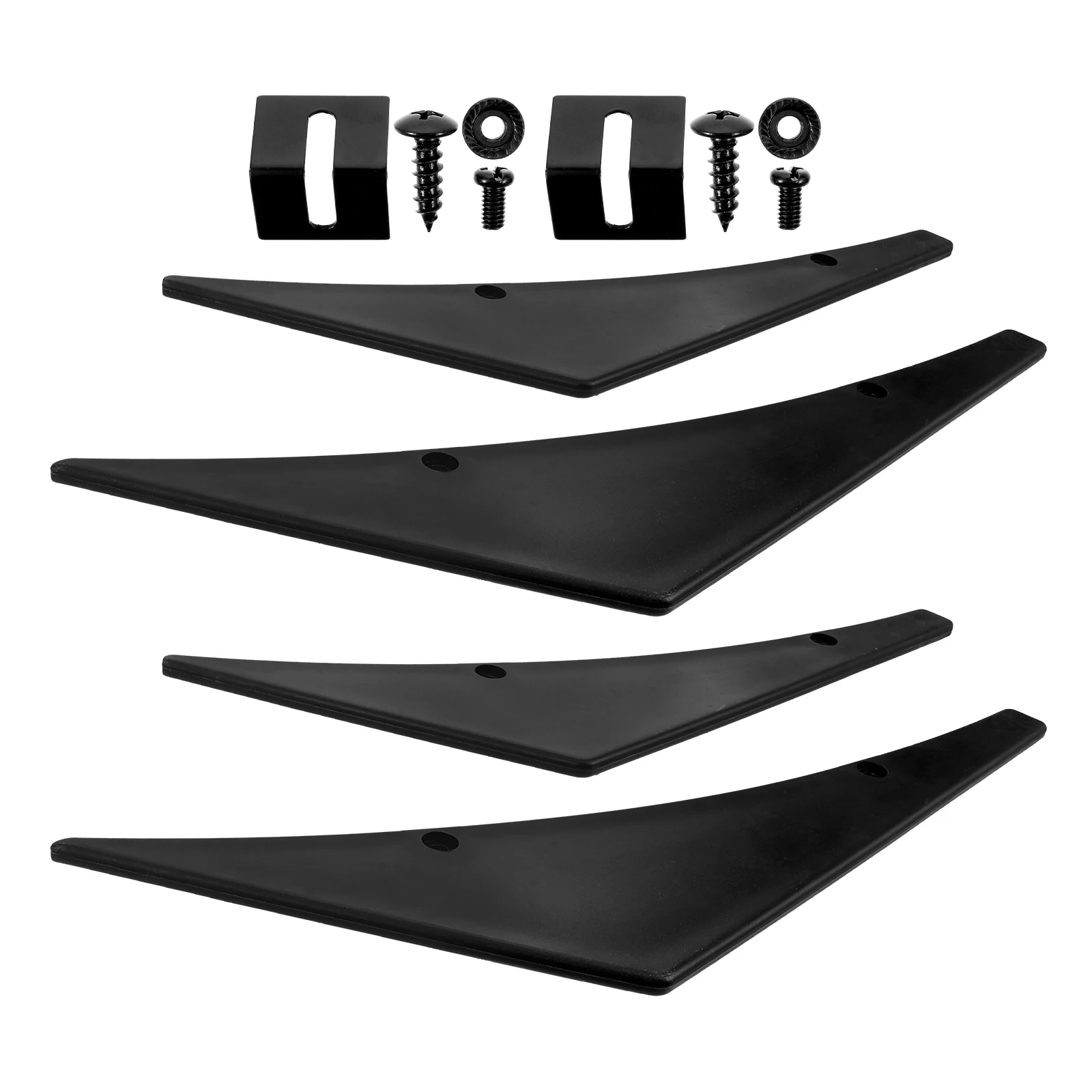 

Front Spoiler Decorative Strip For Car Automotive Tail Rear Exterior Abs Plastic Accessory Durable Easy Install Universal