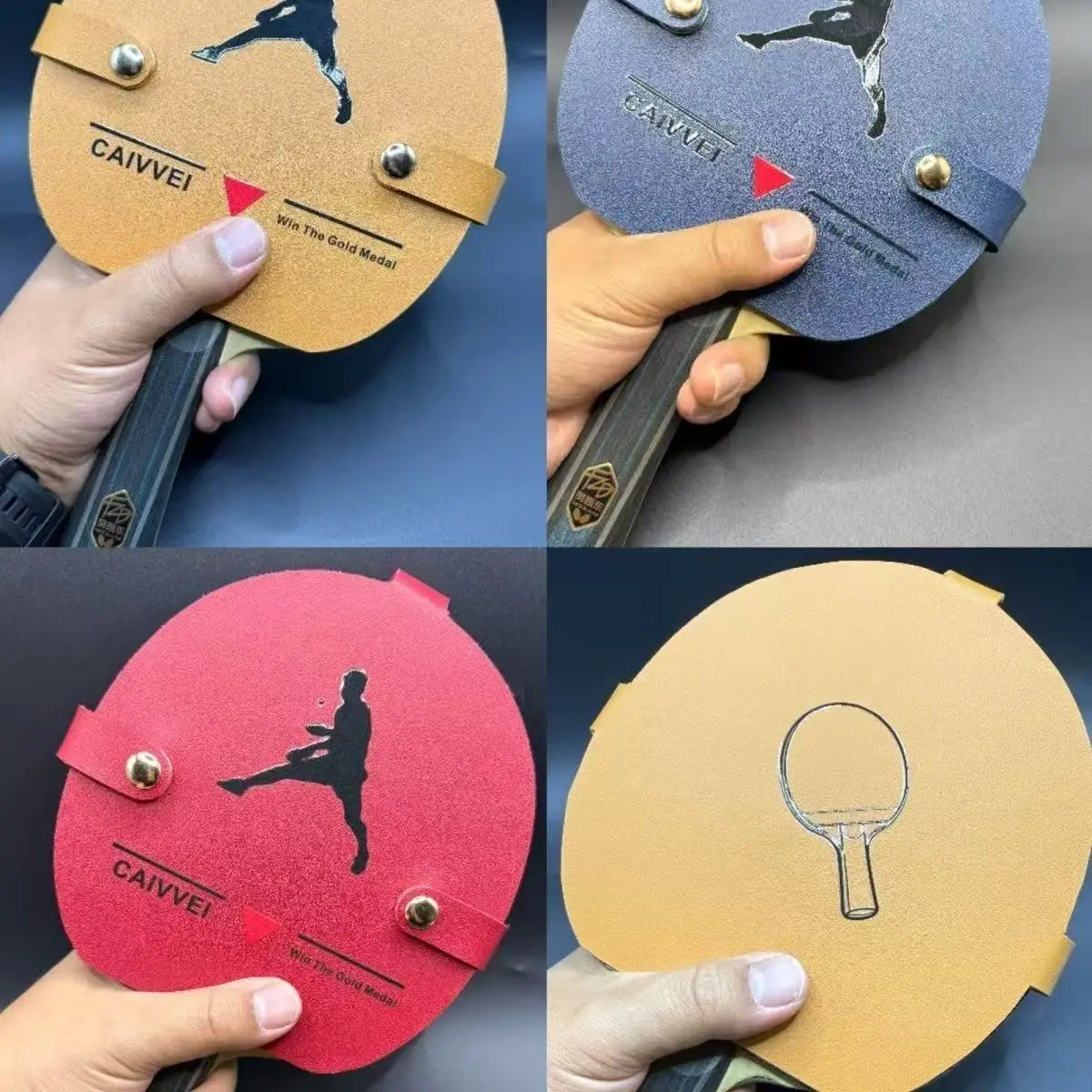 2026 Tischtennis-Schlägerhülle, Harte Acryl-Spiegelabdeckung für Schläger, Anti-Oxidation & Stoßschutz, Passend für die Meisten Schläger – Detail 5