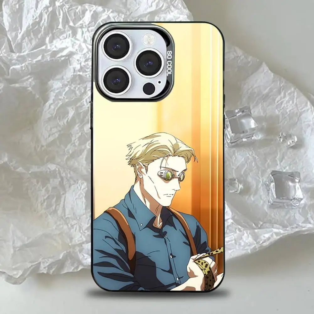 Funda de teléfono Kento n-nanami para iPhone 16,15,14,13,12,11,Pro,Max,Plus,Mini,XS,SE, parachoques duro mate negro anticaída