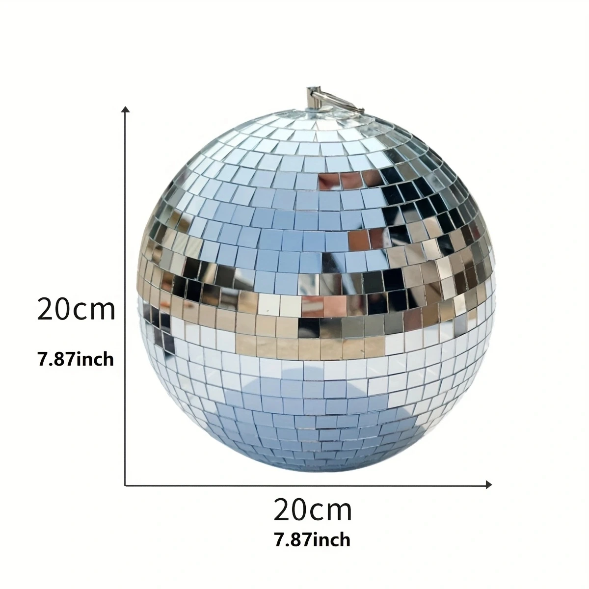 Thrisdar 10/20/30 CM Spiegel Glazen Bal Reflecterende Disco DJ Zilveren Bal Voor Dance Stage Home Party commerciële Etalage Decor