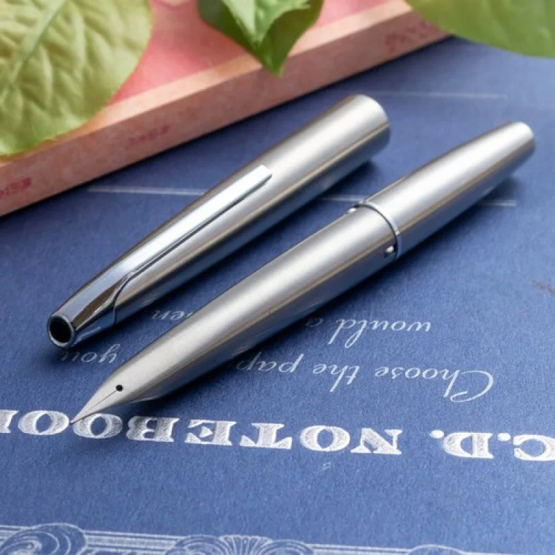 A+Japanese Vintage 1970`s Pilot MYU 701 H381 Full Steel F Nib Fountain Pen