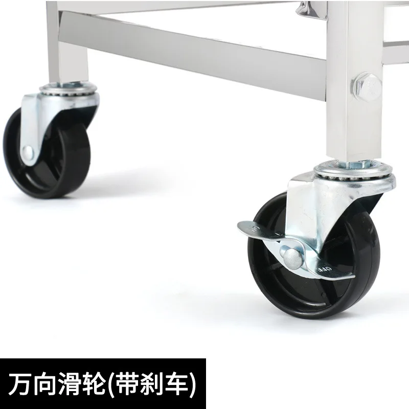 Middle connection 6 layers, 12 layers, 30 stainless steel mobile 15 layers baking cake rack, thickened removable bakery baking