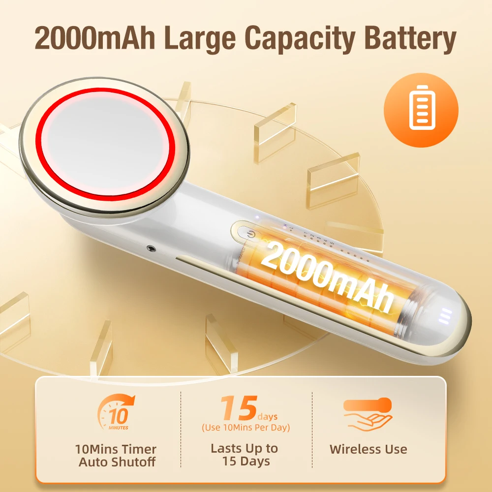 

Electric Body Shaping Massager,Ultrasound Cavitation Body Slimming EMS Micro Current Far Infrared Facial Lifting Beauty Device