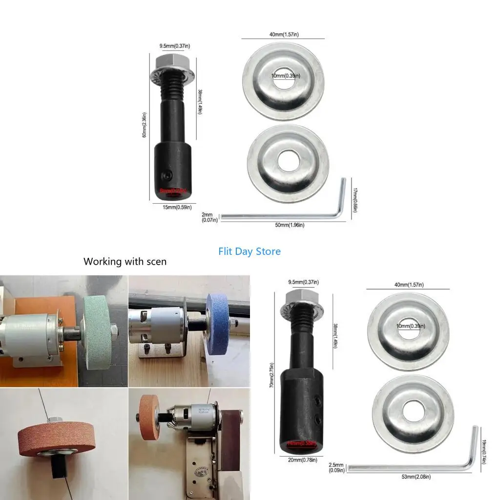 F92C Efficient Electric Motor Grinder Connecting Rod Polishing Wheel Combo