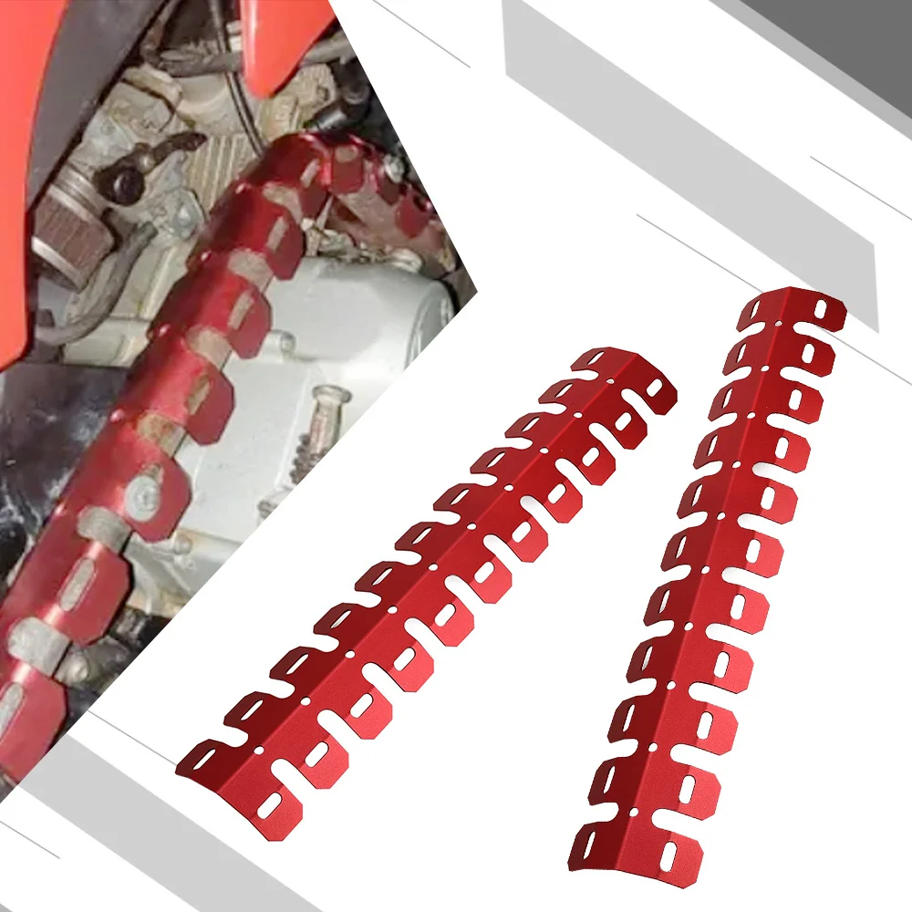 Aluminium Exhaust Heat Shield Protector Cover Muffler Pipe Guard Protection Part For Honda CR YZF KXF RMZ EXC Supermoto 2 stroke