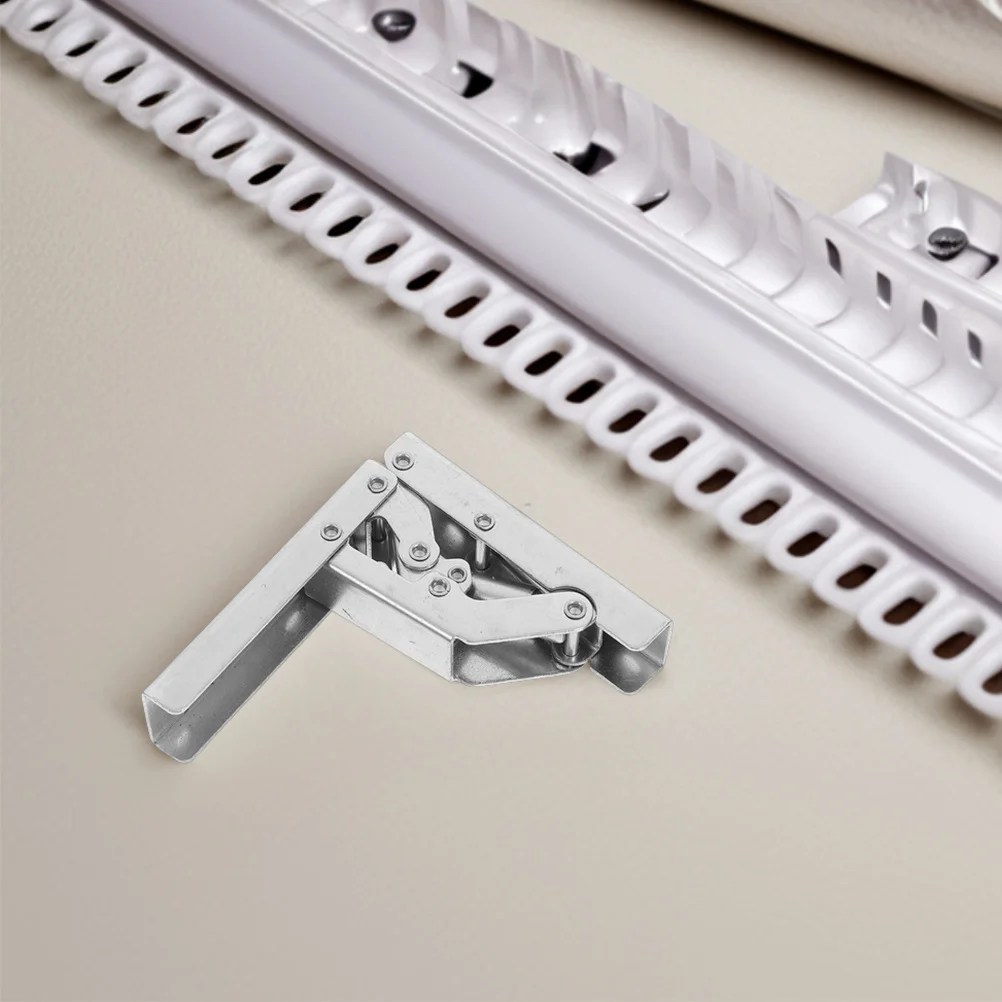 

2pcs Short Arm Door Hinges 90 Degree Angle Cabinet Hinges For Wooden Boxes Folding Table Hidden Brackets Heavy Duty Support