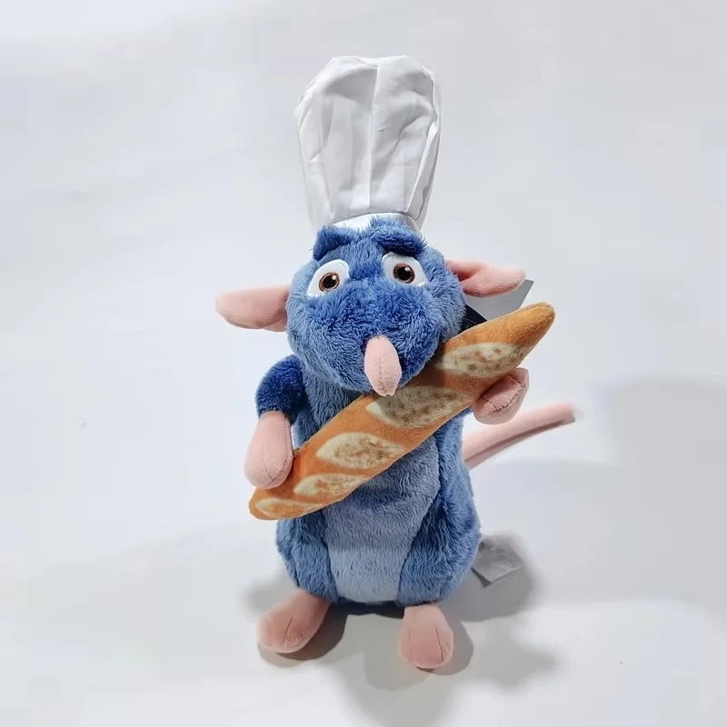 

Disney Gourmet Mobilization 33 см Кулинарная мышь King Chef Remy Mouse Плюшевая игрушка Кукла Кукла Детский компаньон Фестивальный подарок