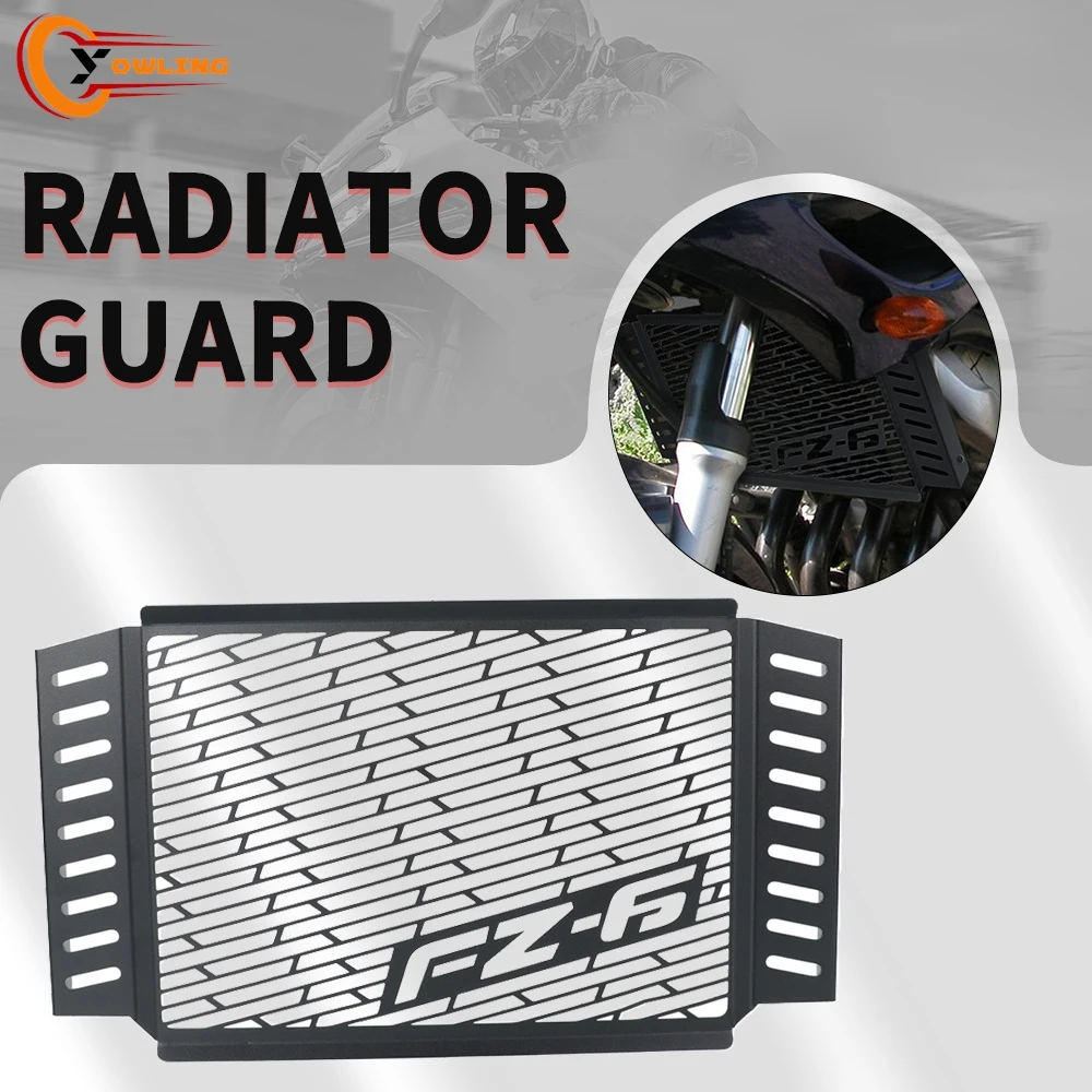 

FOR YAMAHA FZ6 Fazer FZ-6 FZ6FAZER 2007-2010 2009 2008 2007 Radiator Grille Guard Grill Protection Motorcycle Accessories Parts