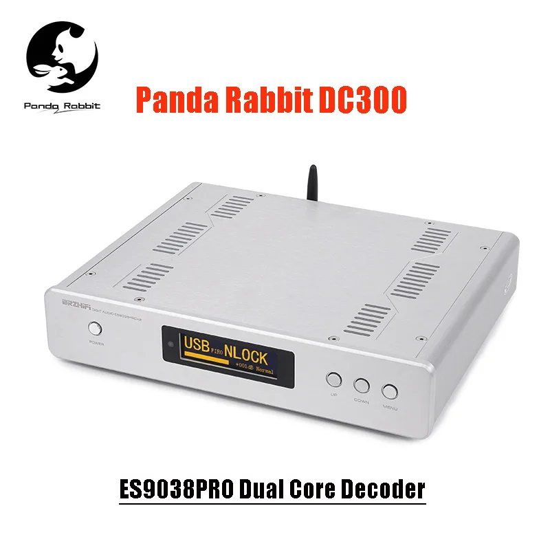 Panda Rabbit 2025 Новейший флагманский двухъядерный DC300 ES9038PRO Баланс ES9039 Аудио ЦАП декодер Hi-Fi Fever