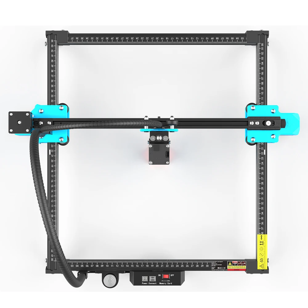 Imagem -06 - Twotrees Tts 40w 80w Cnc Máquina de Gravação a Laser Vidro Metal Gravador a Laser Controle wi fi Madeira Mdf Couro Acrílico Ácido Corte