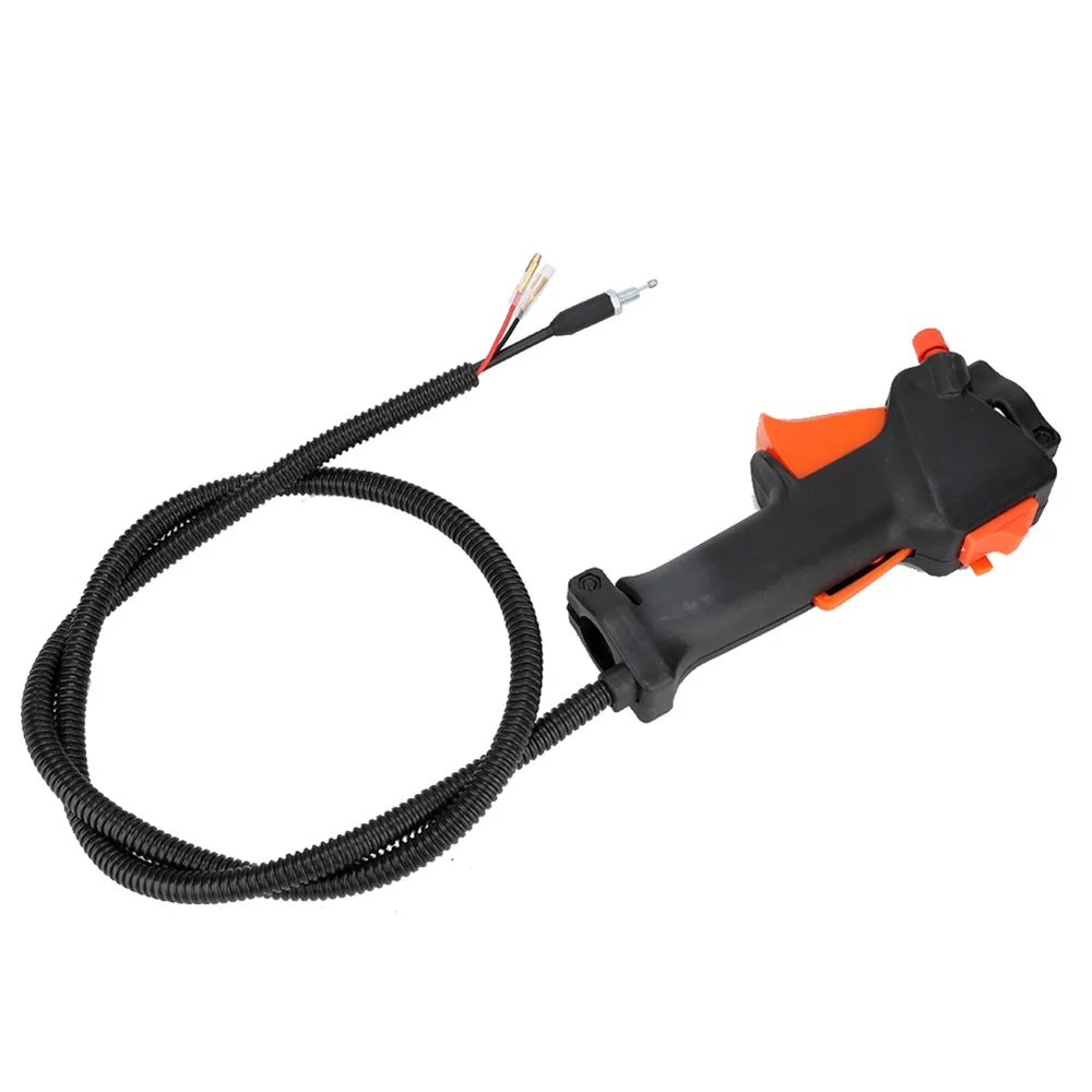 Universal Throttle Trigger Cable Assembly Plastic Trigger Cable Handle Switch Cable Black Throttle Control
