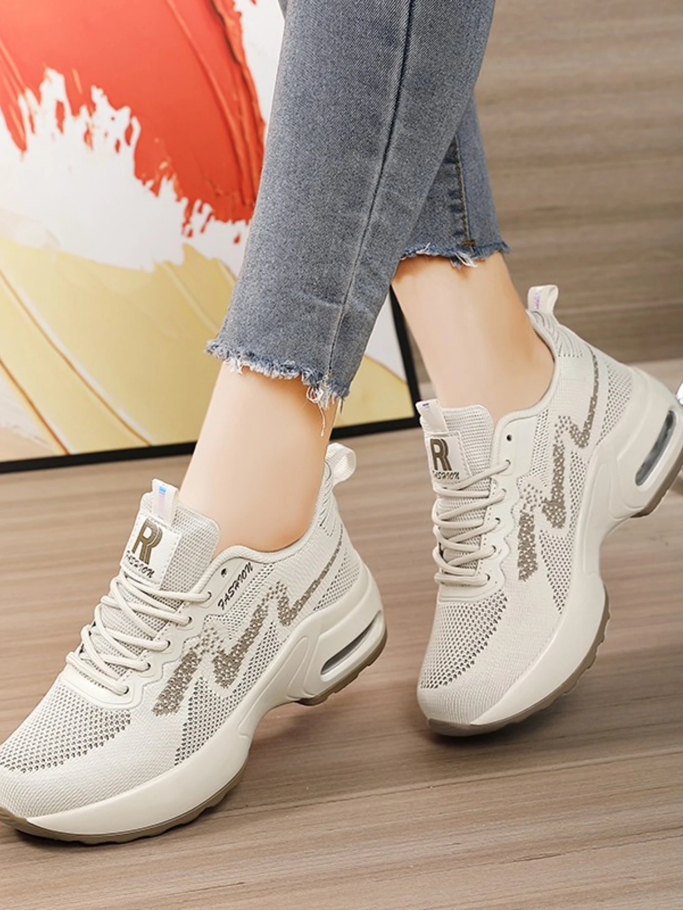 Sports Woman Shoes  Shoes 2023 Sneakers Women Trainers Shoes Ladies Sport  Sneakers Flat Lightweight Soft Footwear