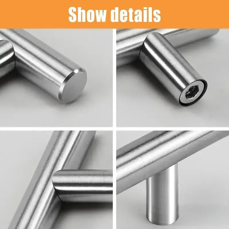 Metal Door Handles Aluminum Alloy Cabinets, Drawers Wardrobe Doors Hardware Furniture Handles Nordic Modern Luxury Simplicity