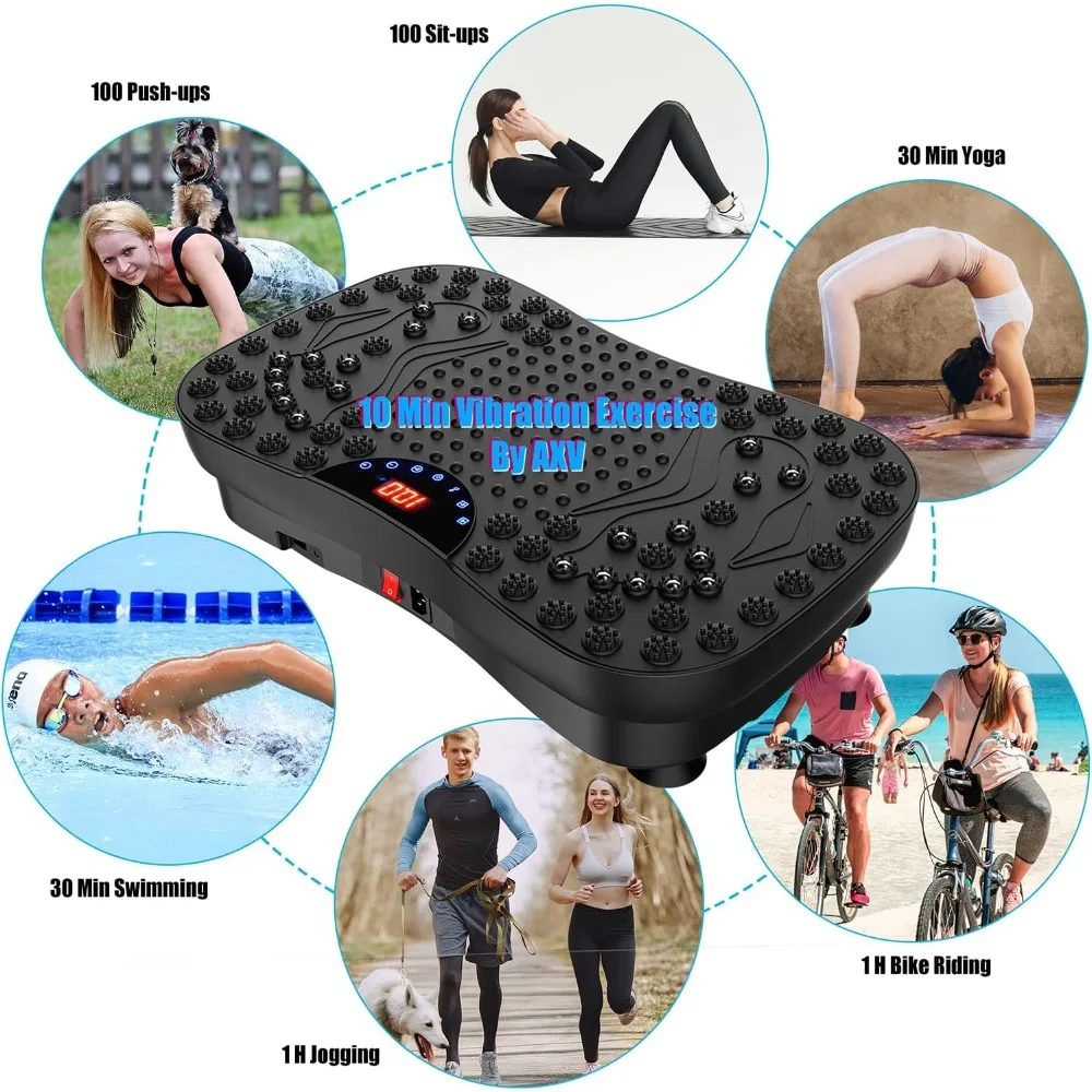 Vibration board fitness platform fitness machine, vibration lymphatic drainage shaking exercise the whole body, women and men