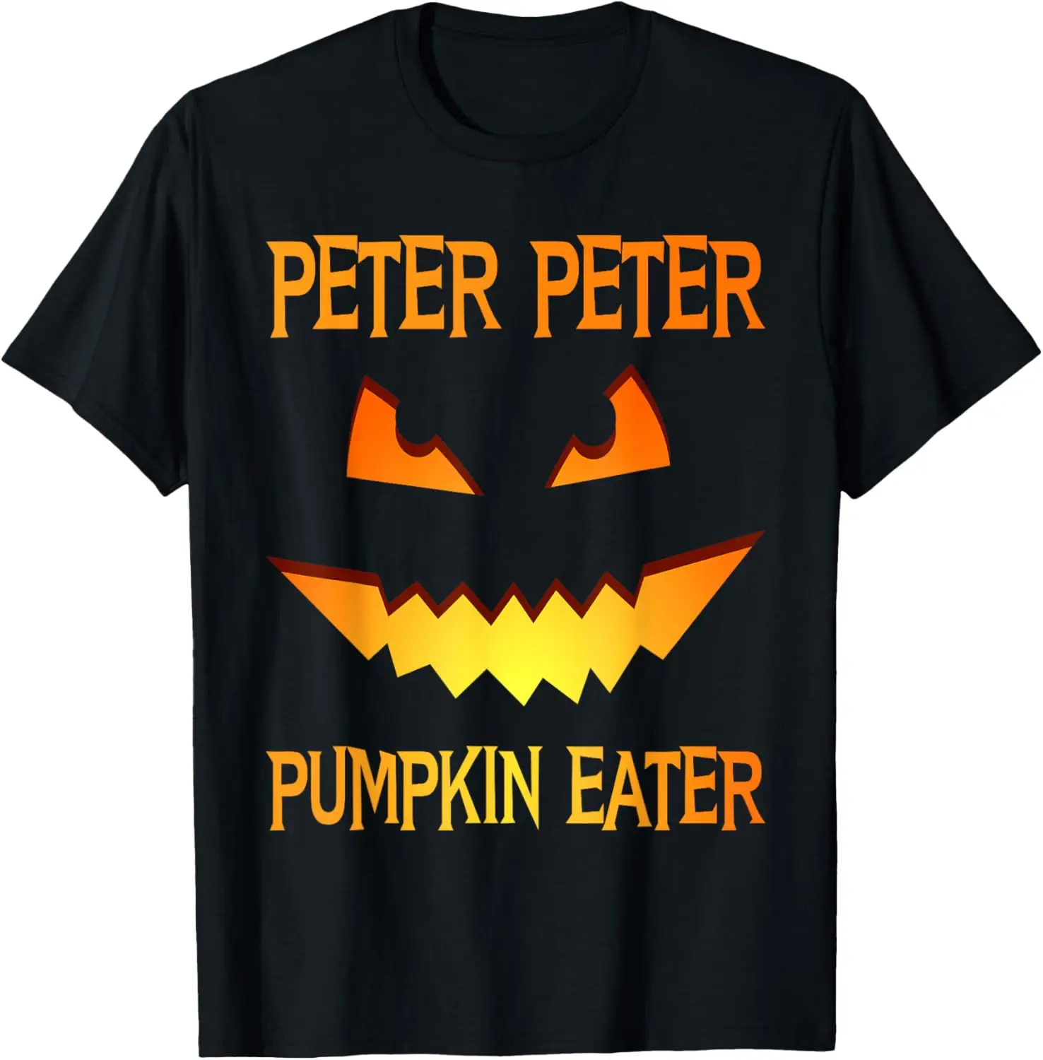 

Funny Halloween Matching Costume Peter Pumpkin Eater T-Shirt