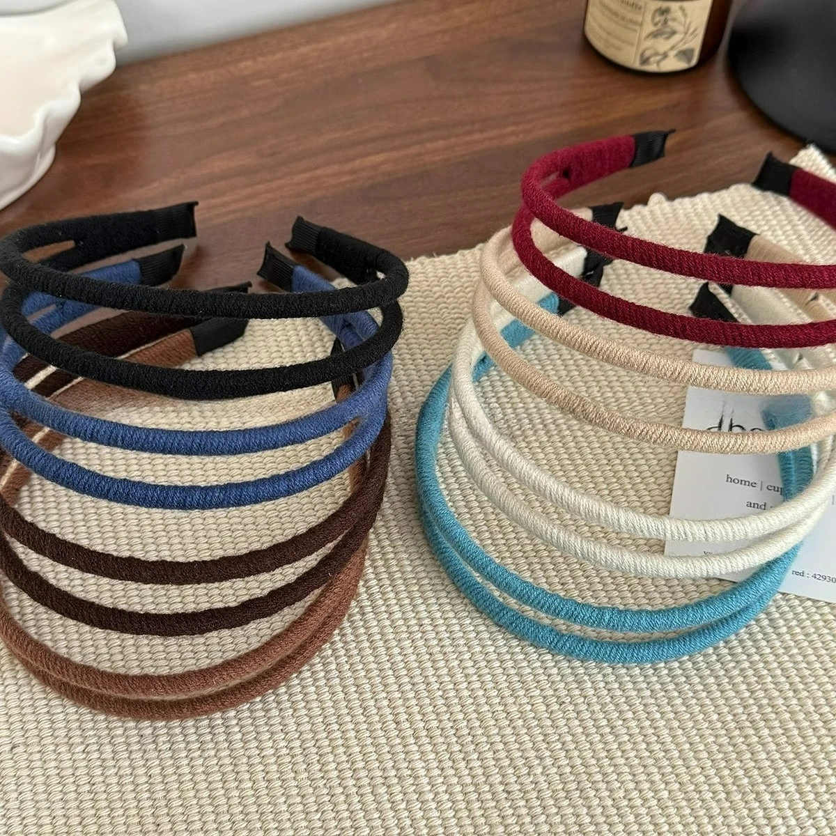 الرجعية هونغ كونغ نمط بسيط الصوفية مزدوجة حبلا عقال بلون تنوعا الخريف والشتاء منتج جديد غسل الوجه الخارجي