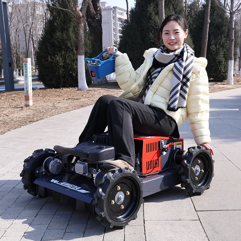 

Customized self-propelled automatic zero-turn garden mower with remote control and 4-stroke engine for DIY industrial use