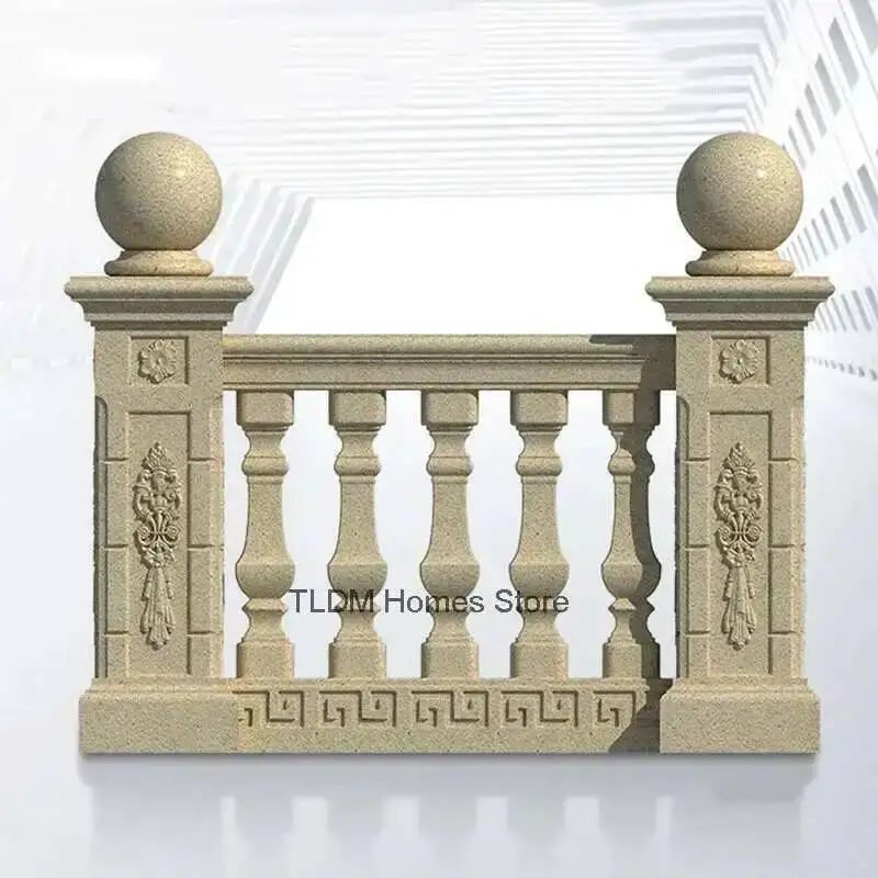 

Thickened Pp Roman Column Mold for Home Balcony Cast-in-place Square Cement Column Railing Mold Villa Garden Building Fencing