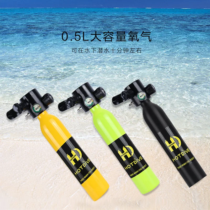 Portable Oxygen Tank Underwater Diving Breathing Apparatus Full Of Professional Equipment Deep Diving Equipment